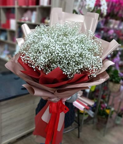 Букет цветов из: Гипсофила в Поддорье