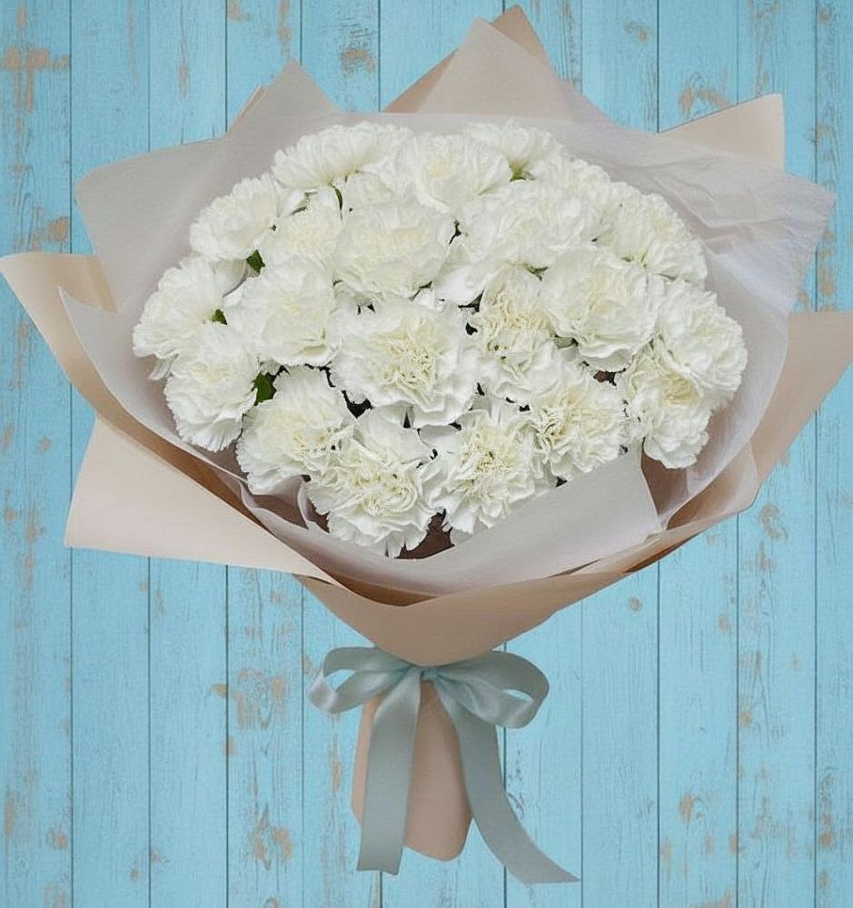 Букет цветов из: Гвоздики в Поддорье