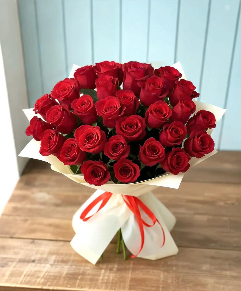 Букет 29 Красных роз в Поддорье