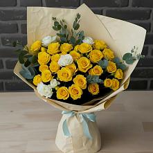 Букет цветов из:  Розы в Поддорье