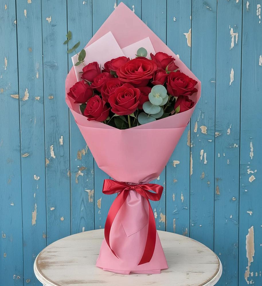 Букет цветов из: Розы в Поддорье