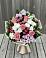 Букет цветов из: Альстромерии, Гвоздики, Розы и Хризантемы в Поддорье