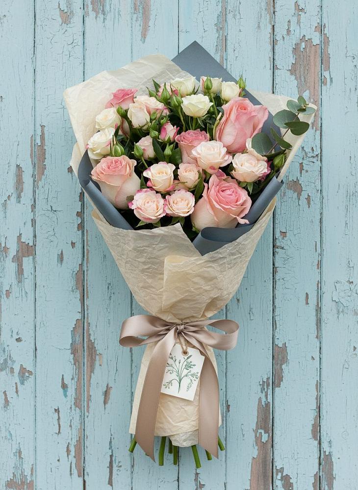 Букет цветов из: Розы в Поддорье