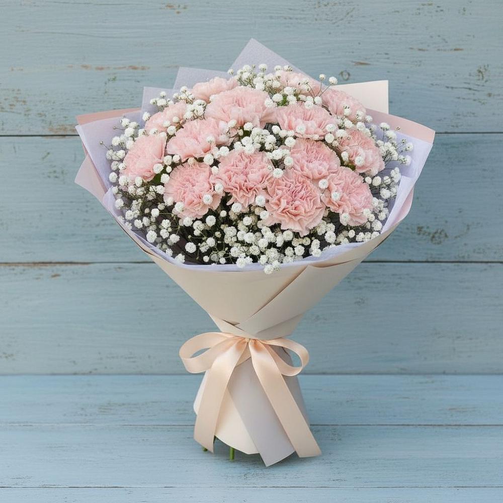 Букет цветов из: Гвоздики в Поддорье