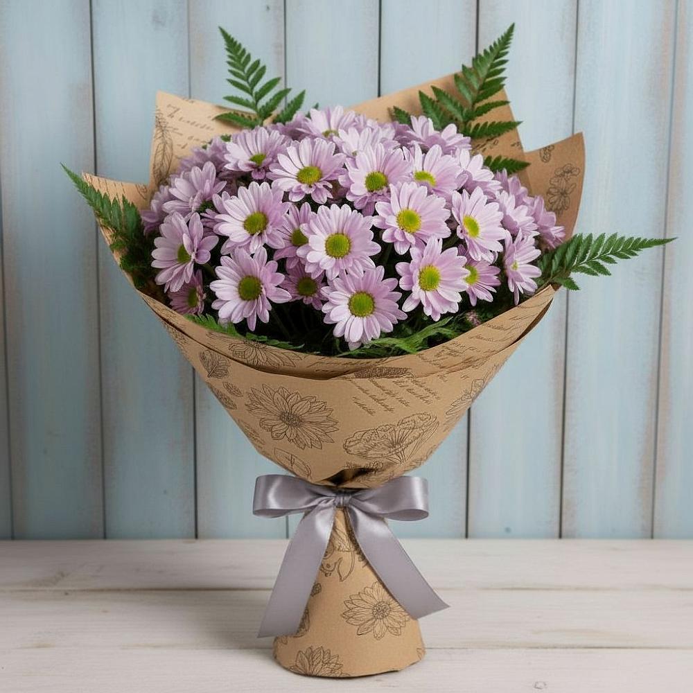 Букет цветов из: Хризантемы в Поддорье