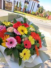 Букет цветов из:  Герберы #REPLACE_PRED# Поддорье