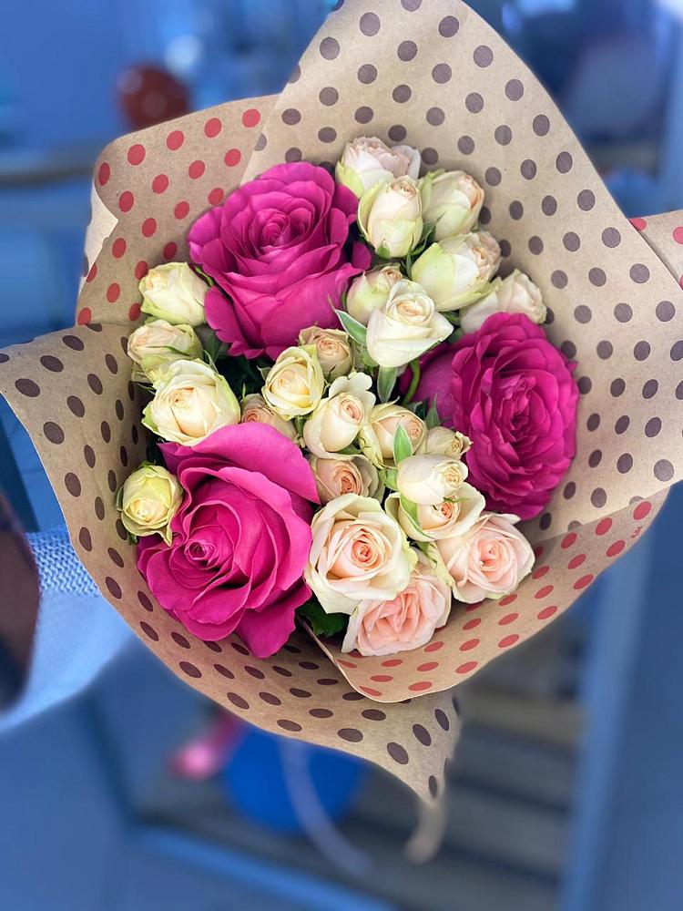 Букет цветов из: Розы в Поддорье