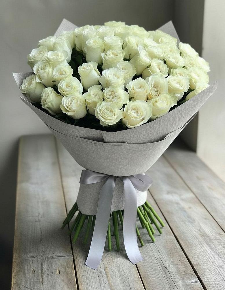 Букет 35 Белых роз в Поддорье