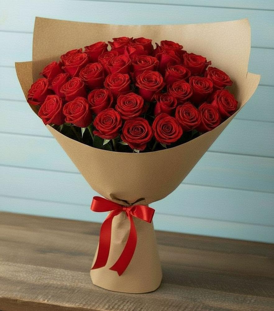 Букет Красные розы Милано в Поддорье