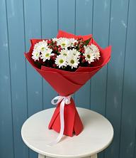 Букет цветов из:  Хризантемы в Поддорье