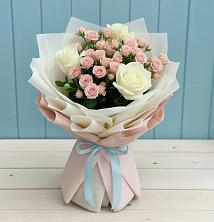 Букет цветов из:  Розы в Поддорье