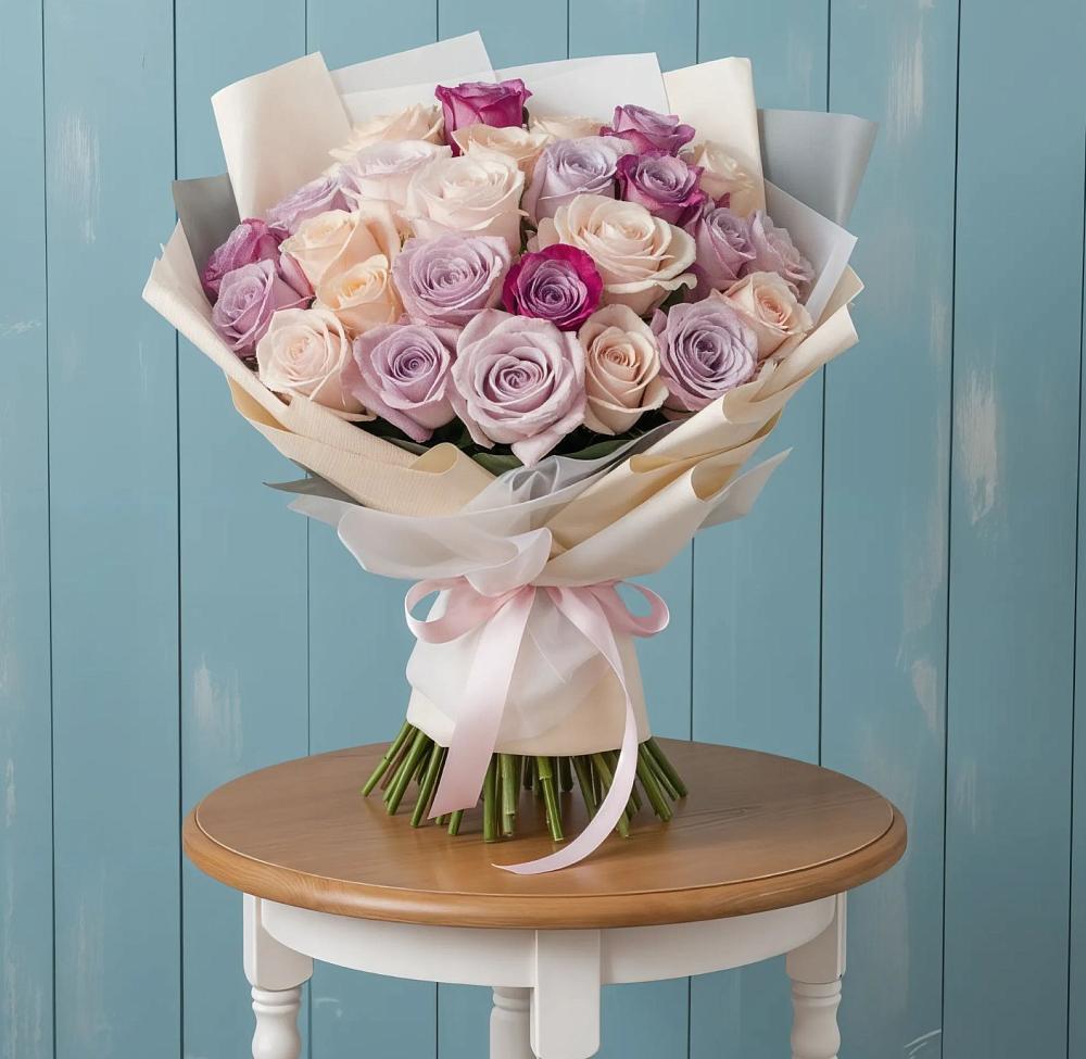 Букет цветов из: Розы в Поддорье