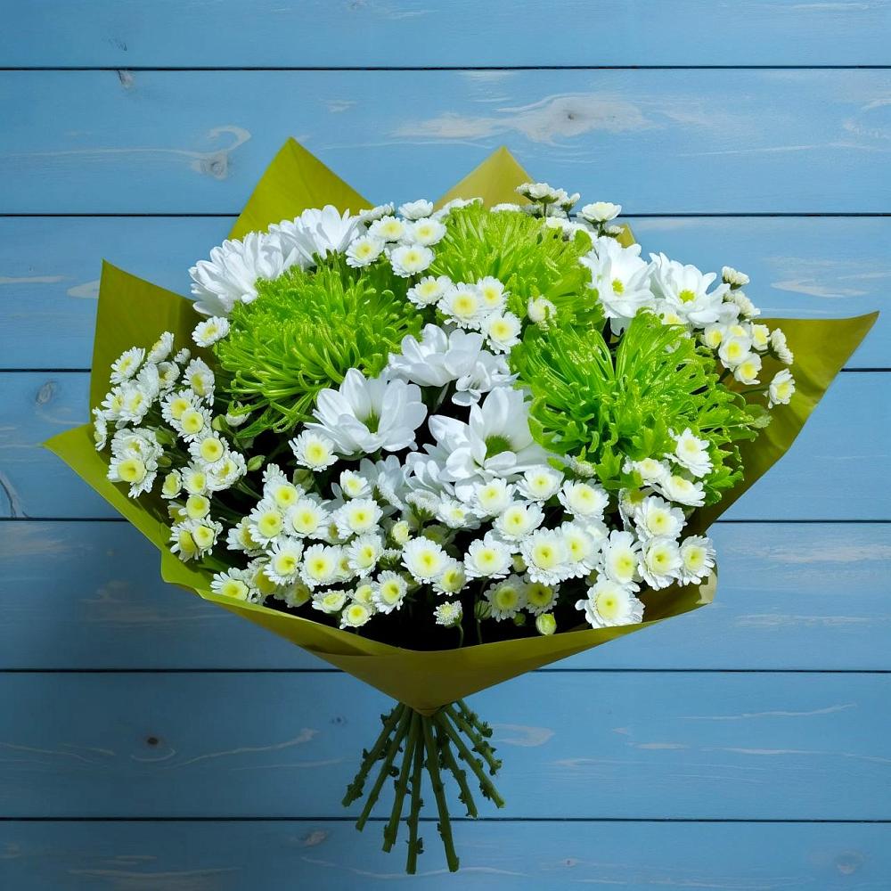 Букет цветов из: Хризантемы в Поддорье