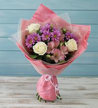 Букет цветов из:  Герберы в Поддорье
