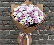 Букет цветов из:  Хризантемы в Поддорье