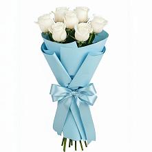 Букет 7 белых роз Проуд #REPLACE_PRED# Поддорье