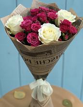 Букет цветов из:  Розы в Поддорье