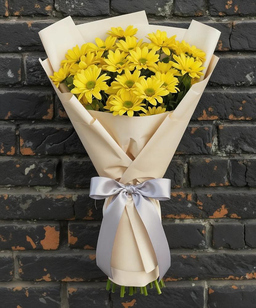 Букет цветов из: Хризантемы в Поддорье