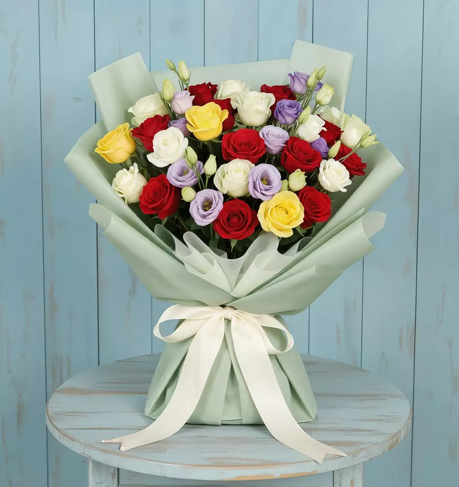 Букет цветов из: Розы в Поддорье