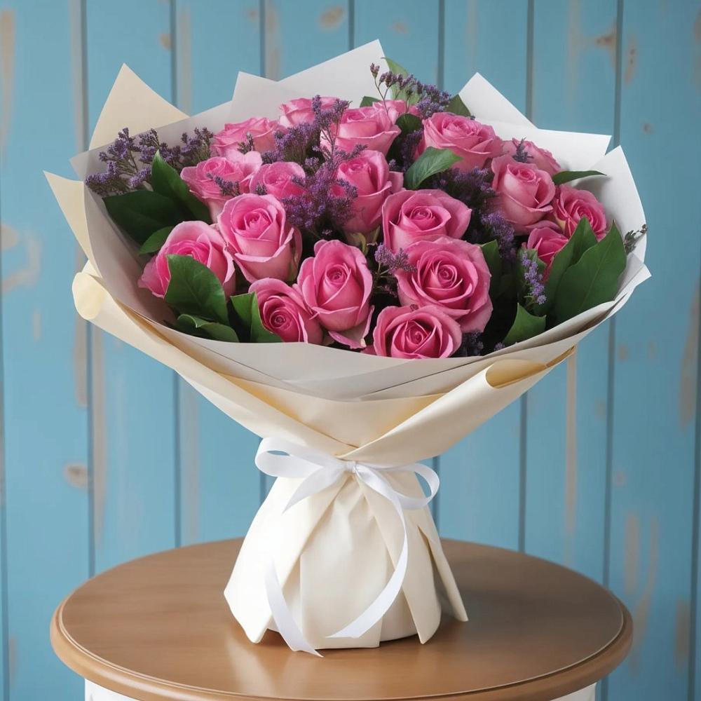 Букет цветов из: Розы в Поддорье