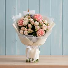 Букет цветов из:  Розы в Поддорье